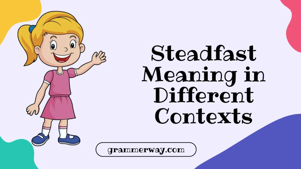 Steadfast Meaning in Different Contexts
