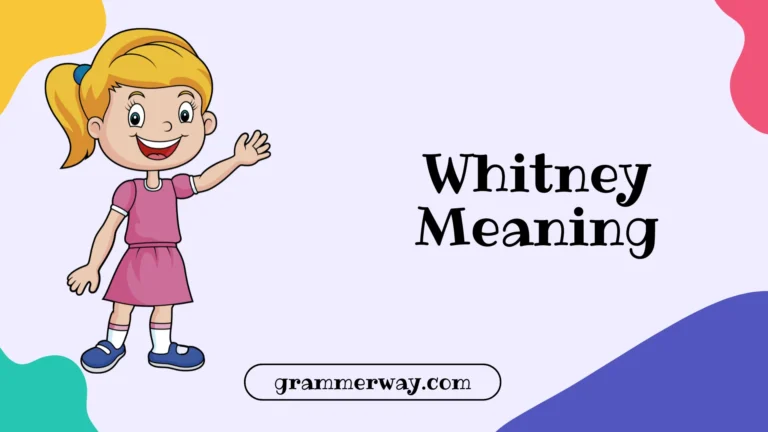 Whitney Meaning: Origin, History and Personality