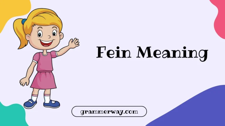 Fein Meaning: Definition, Origins, Cultural Use, and Real-World Context