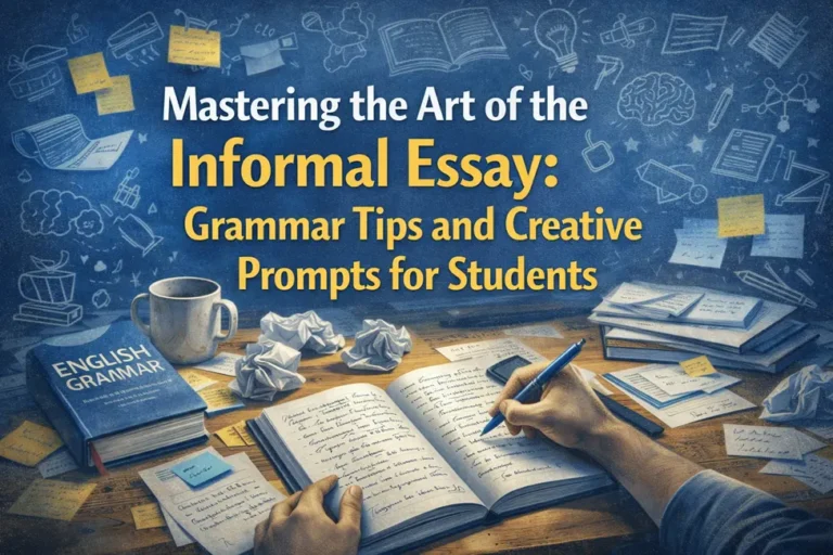Mastering the Art of the Informal Essay: Grammar Tips and Creative Prompts for Students