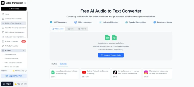 Audio to Text for Online Courses: A Better Way to Review What You’ve Already Learned With Video Transcriber AI