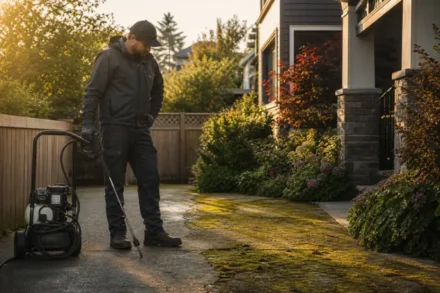 How to Schedule a Professional Pressure Washing Request with Brilliant Brothers Services in Victoria, BC