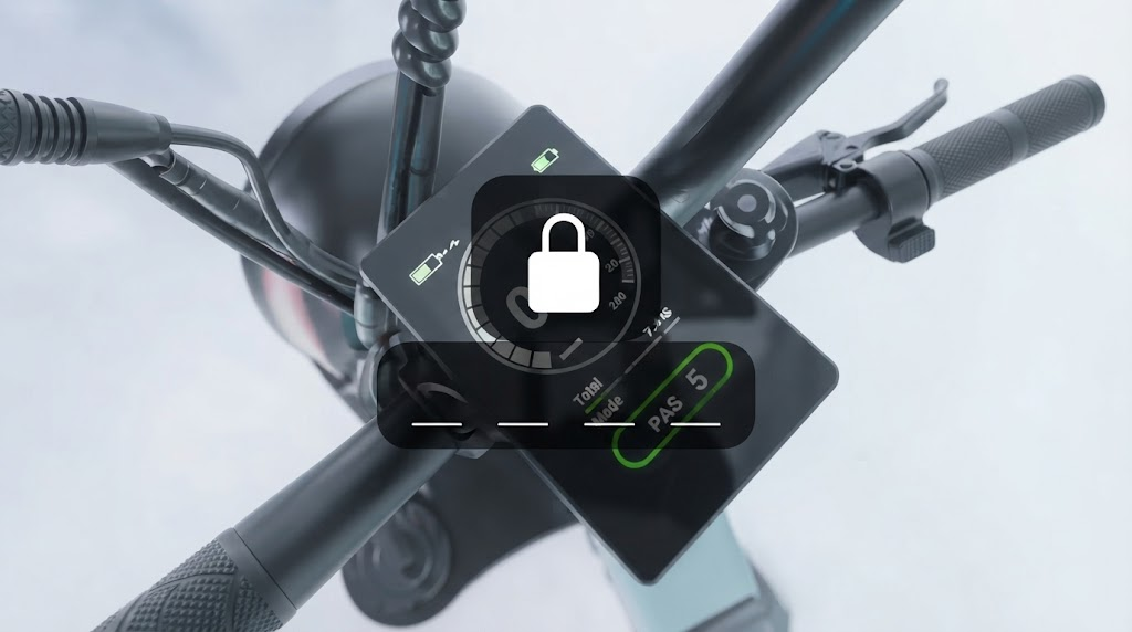 Ride With Added Security Using an Electric Fat Bike Password System