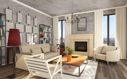 How To Enhance Your Living Room With A Cement Tile Fireplace Surround